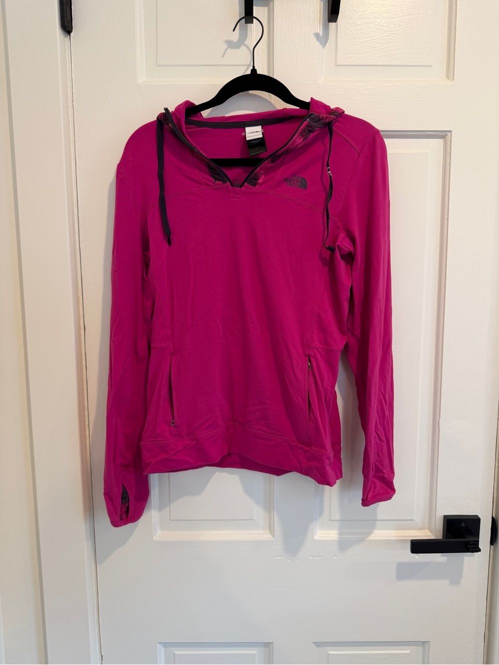 The North Face Bright Pink Hooded Lightweight Pullover